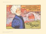 Dresden, Die Alte Stadt Reproductions pour les collectionneurs par Otto Fischer