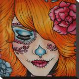 Tangerine Stretched Canvas Print by Brittany Hanks
