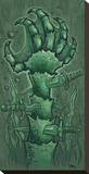 Creature Hand Stretched Canvas Print by Dwight Francis