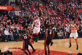 Chicago, IL - May 13: Carlos Boozer and Chris Bosh Photographic Print by Jesse D. Garrabrant