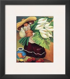 Red Shoe Lily Posters by Linda Carter Holman
