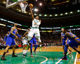 Boston, MA - January 24: Rajon Rondo and Tyson Chandler Photographic Print by Jared Wickerman