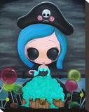 Lollipirate Stretched Canvas Print by Michael Banks