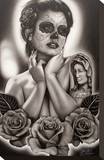 Serenity Stretched Canvas Print by  Big Ceeze
