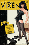 Bettie Page Modern Vixen Pin-Up Poster