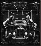Ratrod Stretched Canvas Print by Marco Almera