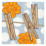 Clothesline 1 Giclee Print by Lisa Kesler