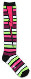 Stripe Bolt Socks Socks