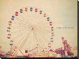 Take Me To The Carnival Stretched Canvas Print by Charlene Precious