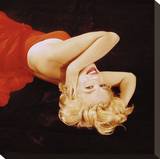 Rotes Kleid Leinwand