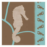 Sea Horse Pattern Prints by Lauren Gibbons