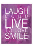 Watercolor Laugh Prints by Jace Grey