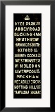 London Crown Sign Posters