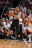 Miami, FL - JUNE 6 Tim Duncan and Udonis Haslem Photographic Print