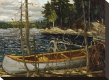Thomson - The Canoe Stretched Canvas Print by Tom Thomson