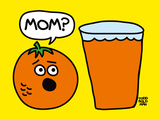 Mom OJ Print by Todd Goldman