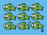 Fish Fart Affiches par Todd Goldman