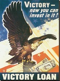 Victory - Now You Can Invest In It! 1945 Stretched Canvas Print by Dean Cornwell