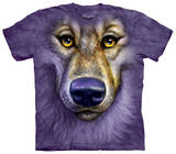 Friendly Wolf Face T-Shirt
