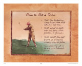 How To Hit A Drive Print by David Nichols