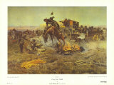 Problemas en el campamento Cook Láminas por Charles Marion Russell
