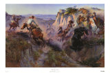 Wild Horse Hunters Prints by Charles Marion Russell