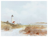 Le canal près du phare Affiches par Jacqueline Penney
