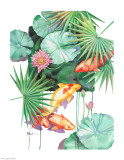 Piscina tropical I Láminas por Paul Brent