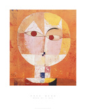 Paul Klee - Head of Man, Going Senile, c.1922 - Reprodüksiyon