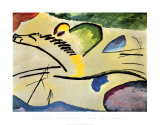 Uomo a cavallo Poster di Wassily Kandinsky