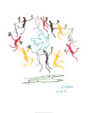 Ungdomens dans (The Dance of Youth) Planscher av Pablo Picasso