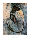 Nu bleu, vers 1902 Affiches par Pablo Picasso