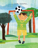 I Love Sports Poster von Maria Carluccio