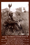 Ten Indian Commandments Print