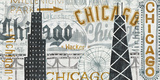 Michael Mullan - Hey Chicago Vintage Plakát
