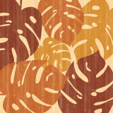 Monstera Red II Prints by Sarah Adams