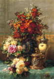 Fleurs sur une Table Art by Jean Baptiste Claude Robie