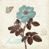 Touch of Blue II, Faith Poster von Katie Pertiet