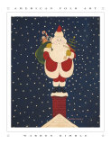 Chimney Santa Posters by Warren Kimble