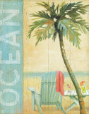 Ocean Beach II Art by Daphne Brissonnet