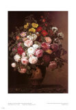 Pink Roses in a Vase Prints by Johan Laurentz Jensen