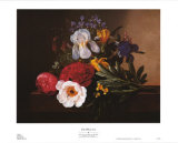 Iris blanc Affiche par Johan Laurentz Jensen