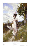 Afternoon Stroll Poster by Giovanni Boldini