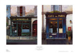 Parisian Bistros Prints by Yuri Dvornik