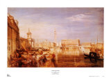 Grand canal, Venise Affiche par William Turner