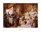 Tea at the Hotel de Ville Posters by Madeleine Lemaire