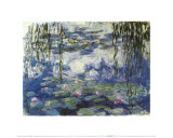Nympheas Prints by Claude Monet