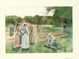 Escena de tenis, 1889 Láminas por W. T. Smedley