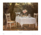 Garden Luncheon Posters by Henri Le Sidaner Garden Luncheon Posters by Henri Le Sidaner