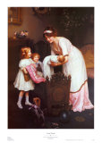 Buenas noches Láminas por Arthur John Elsley